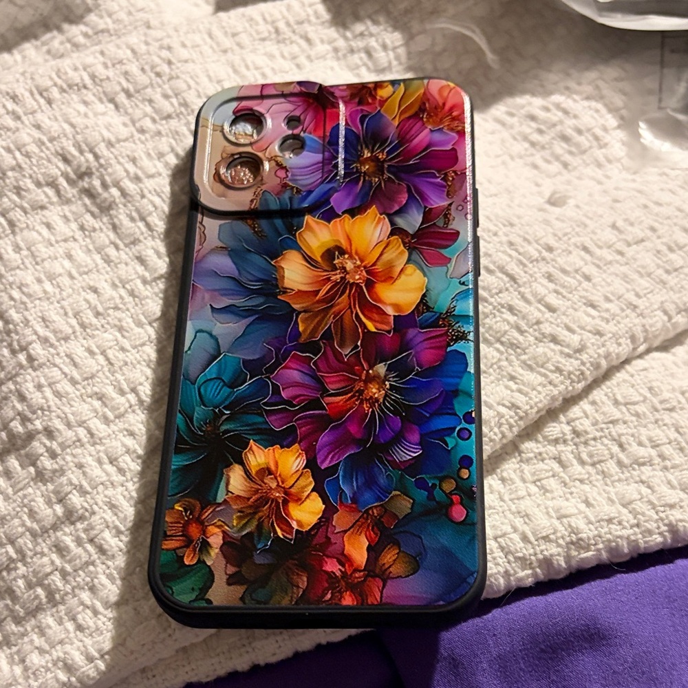 Floral Pattern Phone Case - Multicolor iPhone 12